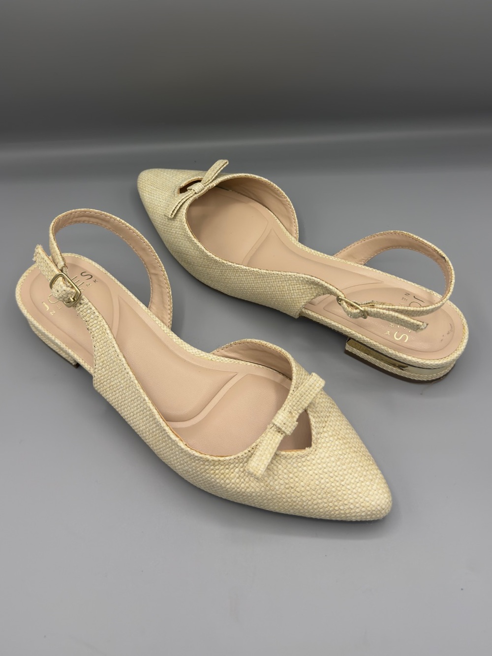 Jones New York 🗽Neutral Bow Slingback Flats - Women